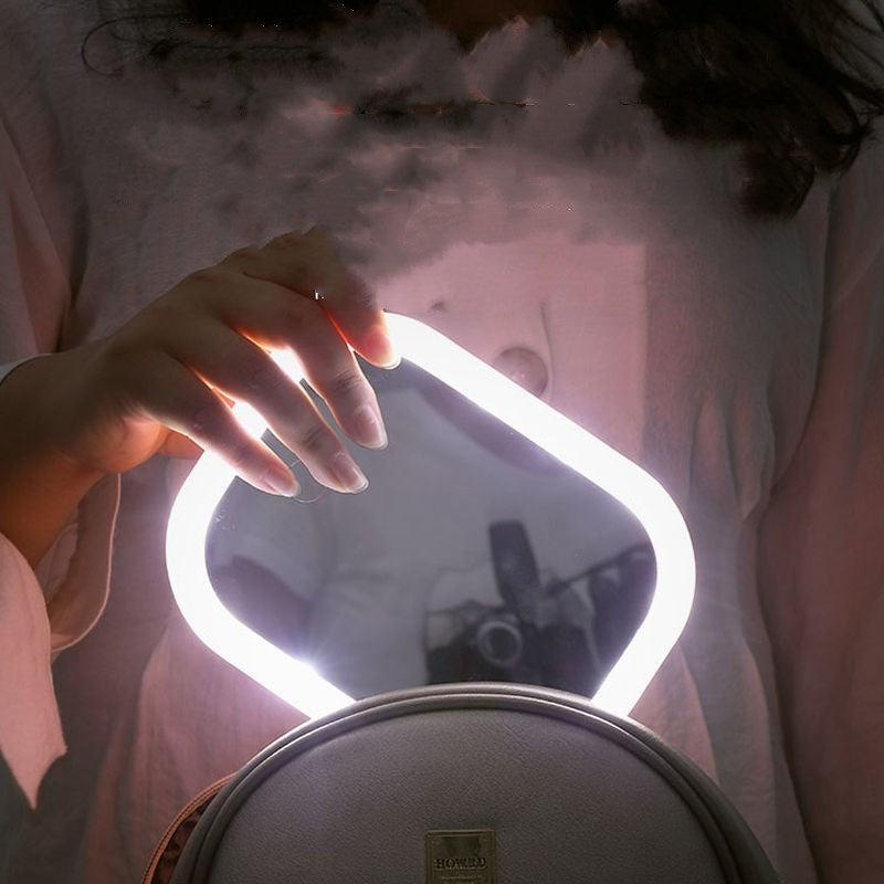 Desktop Mirror Dressing Mirror With Light Bulb Fill Light Beauty Makeup Desktop Mirror Dressing Mirror With Light Bulb Fill Light Beauty Makeup